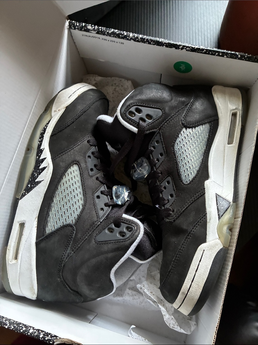 Jordan Retro Black and Gray High-Top Sneakers